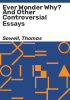 Ever_wonder_why__and_other_controversial_essays