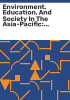 Environment__education__and_society_in_the_Asia-Pacific